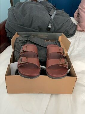 Ugg buckle slide sandals